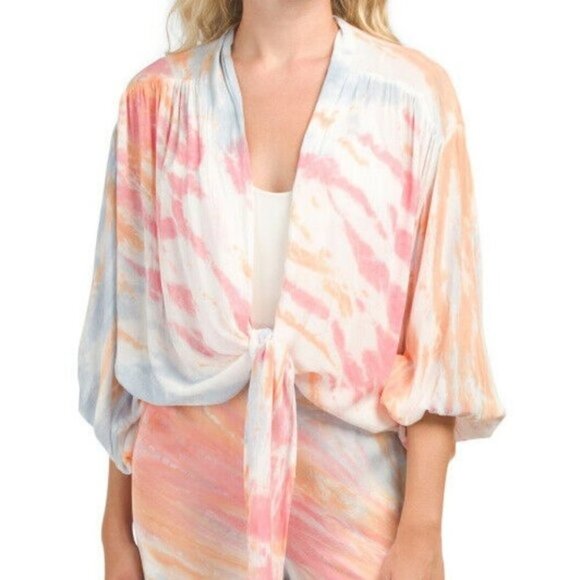 Young Fabulous & Broke Carmen Tie-Dye Crop Top – Size Small – New - Picture 2 of 3